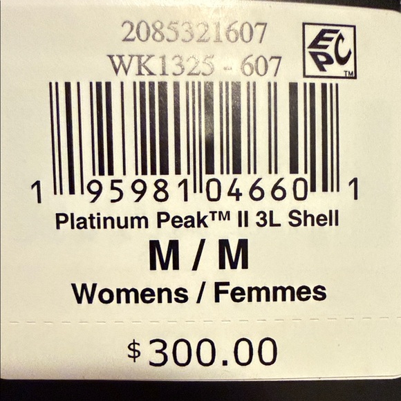 Columbia Titanium Women’s Waterproof Shell Jacket – Size M – NWT ($300 MSRP) - Picture 8 of 8